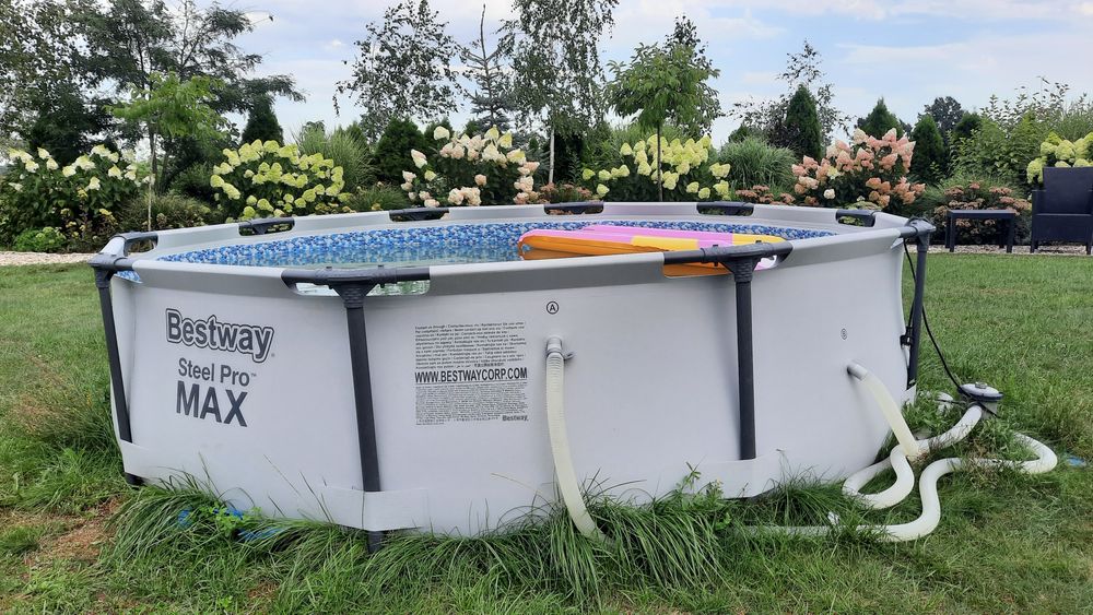 Basen 305x76 cm stelażowy