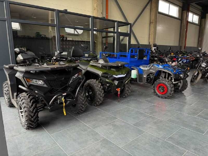 Квадроцикли від 125 кубів до 1000 Бензин та Електро Кредит/Розтрочка