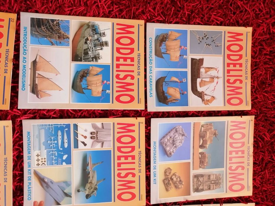 Lote de revistas sobre Técnicas de Modelismo