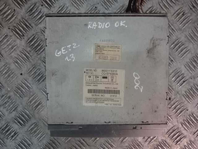 Hyundai Getz 6 CD CHANGER P-133 radio 6000CD RDS
