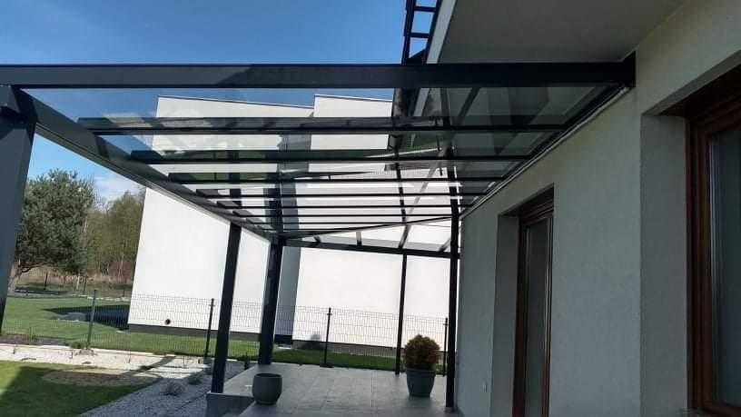 NEXHED Zadaszenie tarasu zadaszenie szklane dach tarasowy szklany dach
