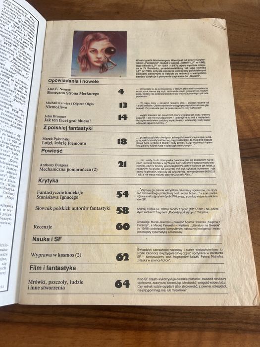 Miesięcznik Fantastyka wrzesień 1989