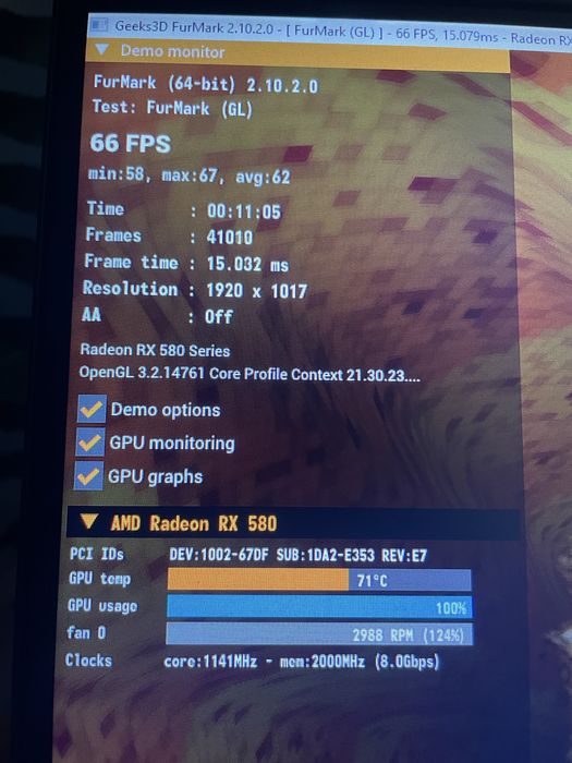 Ігровий ПК RX 580 8 GB / Ryzen 5 2600 / 16 GB DDR4