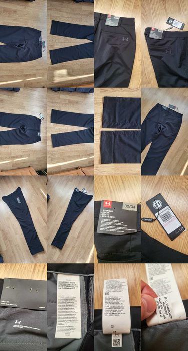 Spodnie Under Armour Golf lub Trekkingowe  y2k drill drip gorpcore