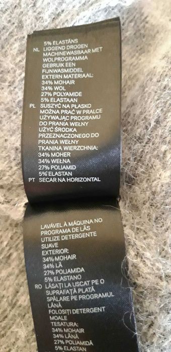 Długi kardigan Mohair Blend H&M