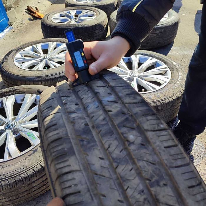 Комплект дисков с резиной vw tiguan r17