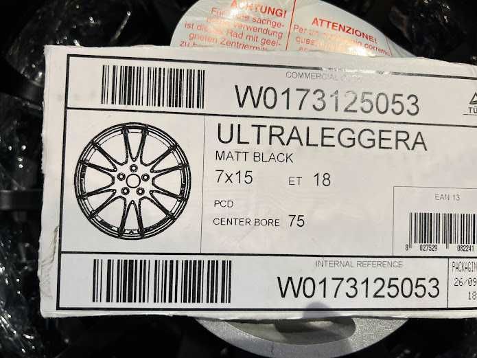 JANTES 15 4X108 OZ ULTRALEGGERA