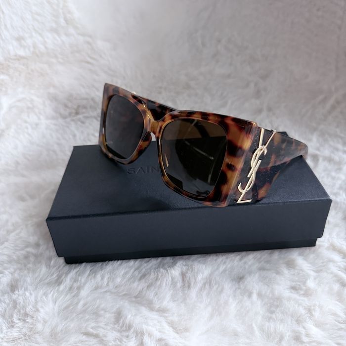 Ysl Okulary przeciwsłoneczne damskie super logo