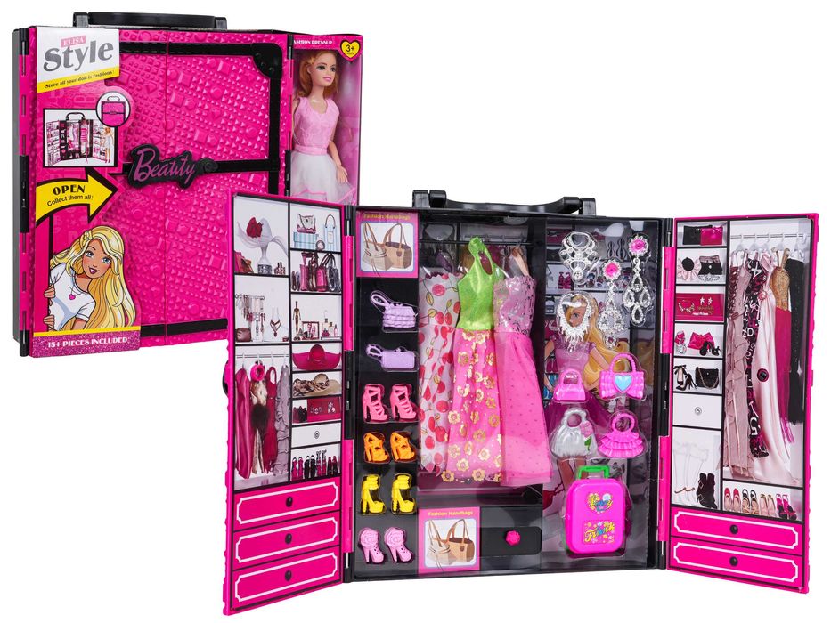 MEGA Zestaw Garderoba + Lalka ZDZ.18056-5