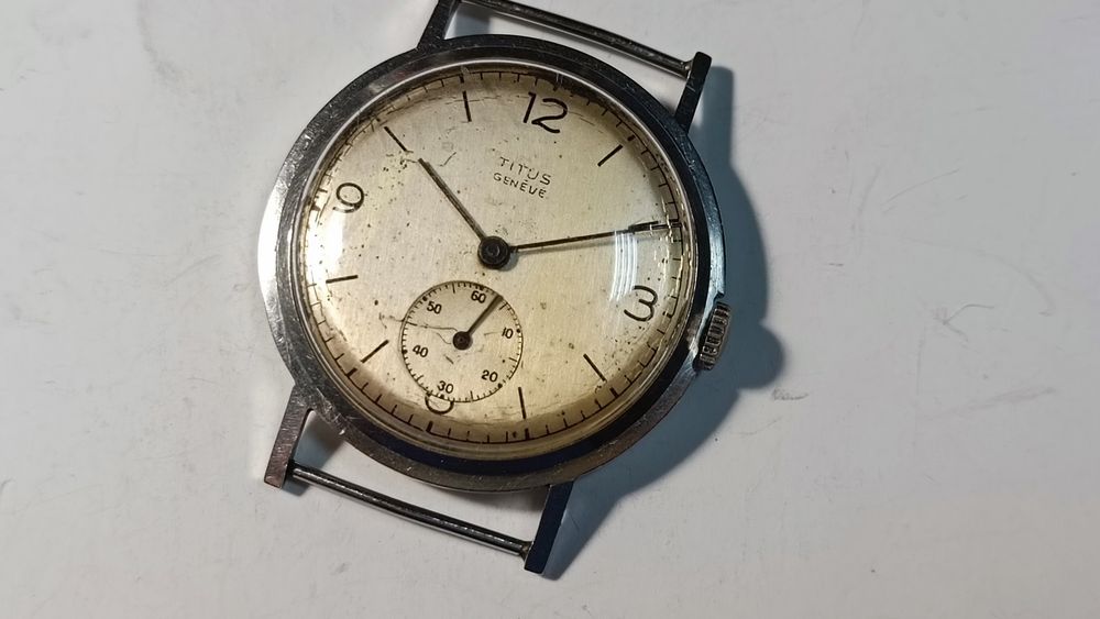 Годинник часы Titus Geneve WW2 Era Military Swiss  1940х р.
