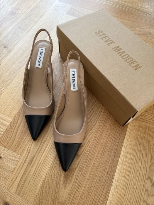 Szpilki ze skóry naturalnej