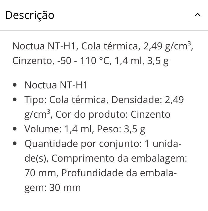 Noctua Thermal Paste452422590582630404