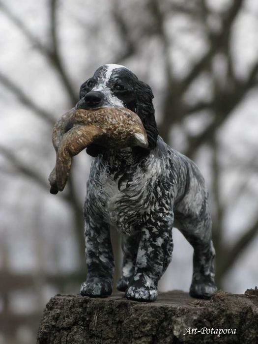 Спасиель охотничий с уткой