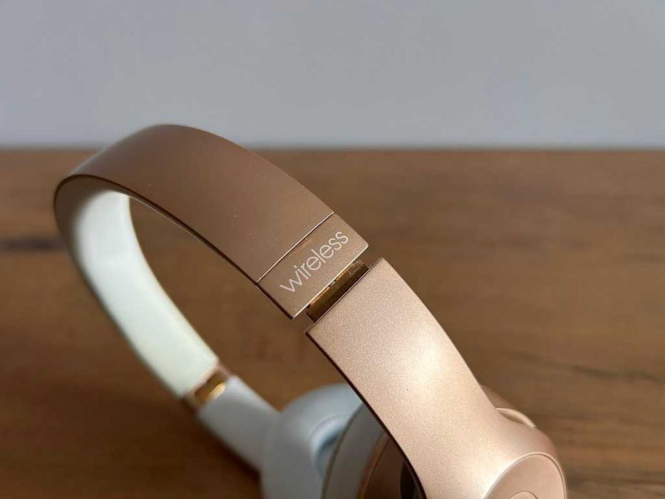 Słuchawki Bezprzewodowe Beats SOLO 2 Wireless Złote Gold Nowe Poduszki