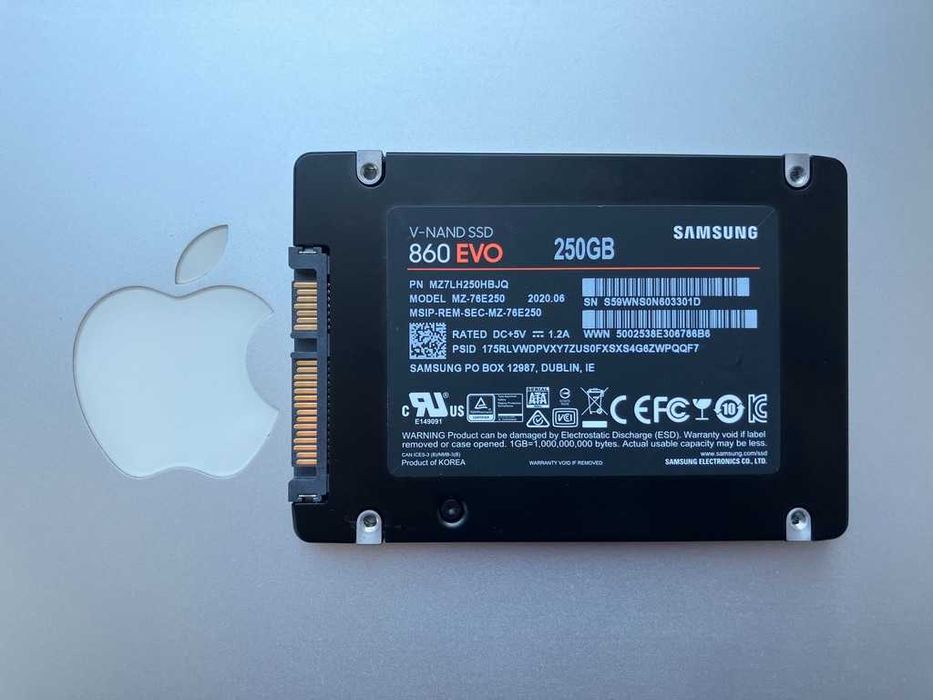 SSD диск Samsung 860 Evo-Series 250GB 2.5" SATA III V-NAND (MLC)