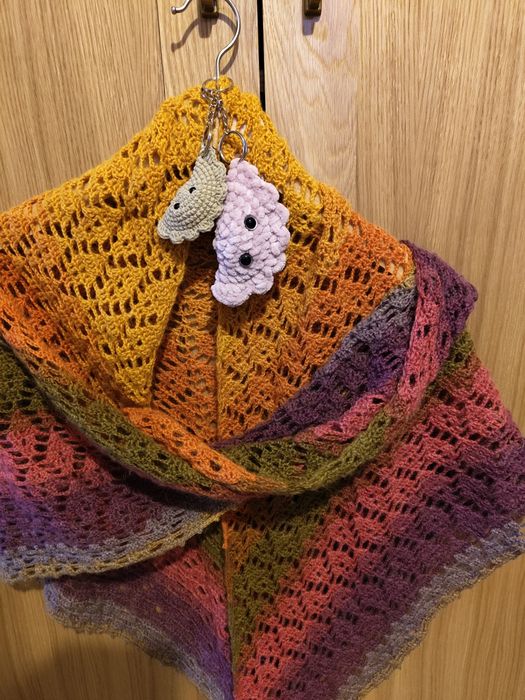 Chusta i 2 zawieszki