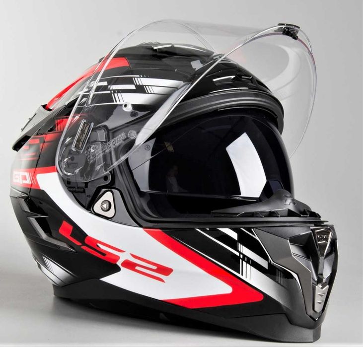 Capacete NOVO LS2 FF327 Challenger GP Carbono/Kevlar.EXTRAS.Tam XS