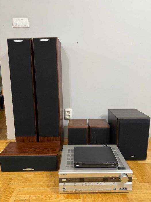 Zestaw kina domowego 5+1 Onkyo + Sony+ Quadral+ Magnat