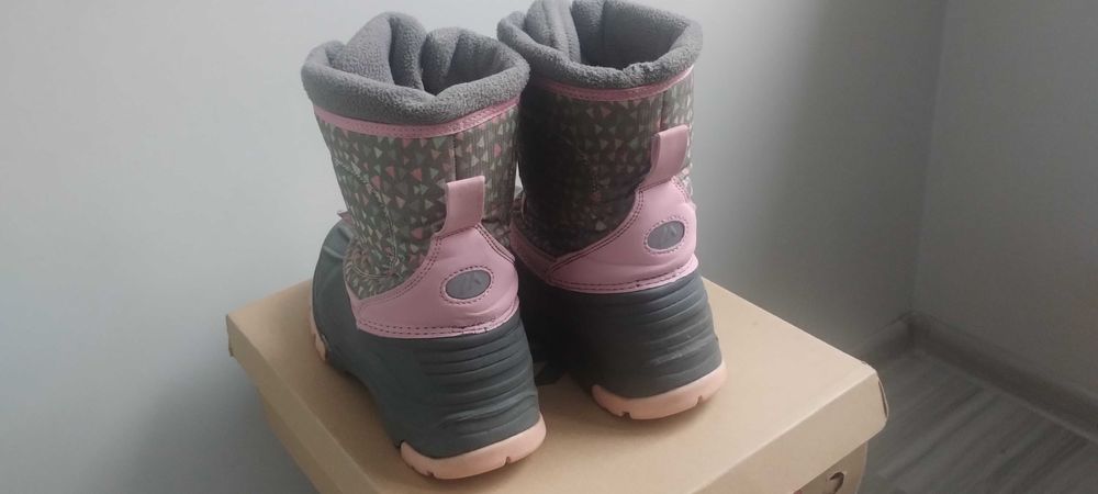 Śniegowce buty zimowe dziewczęce Martes Lilian Jr Grey