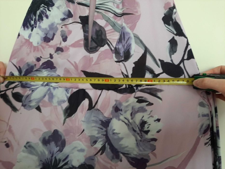 Nowa sukienka długa w kwiaty