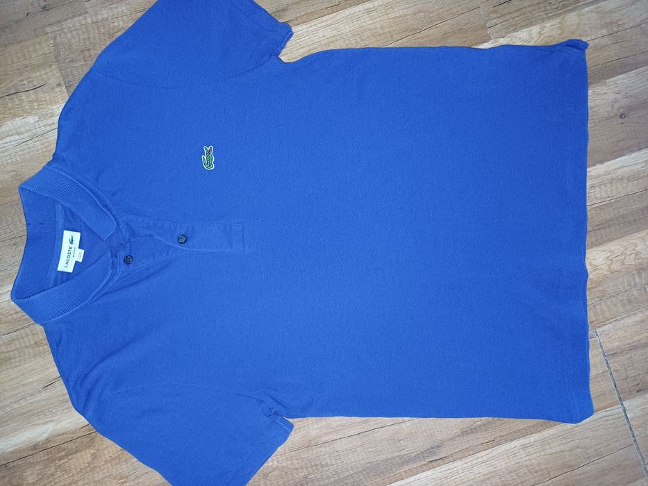 Lacoste M koszulka polo granatowa męska t shirt bawełna