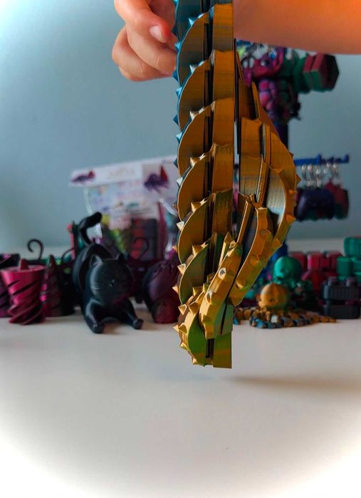 3D-Printed Sensory Spiky Fidget Ball | Anti-Stress Toy