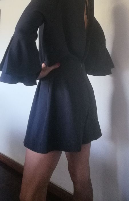 Macacão  calção azul marinho