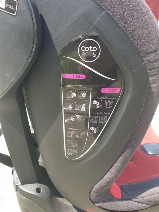 Fotelik Cotobaby z systemem isofix