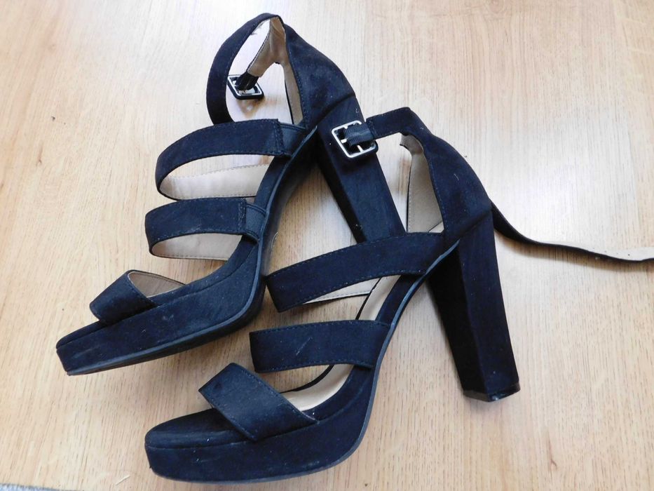 Chinese Laundry czarne buty obcas 37 38