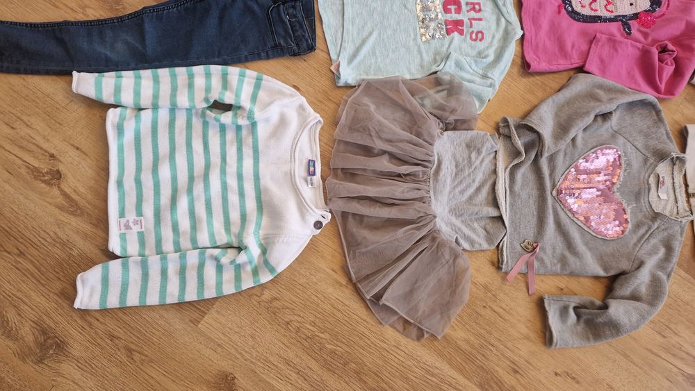 Mega Zestaw 15sztuk 98-104, 3-4lata bluzy spodnie dresy