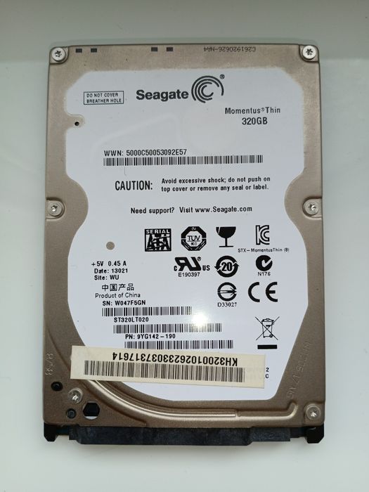 Жорсткий диск HDD Seagate 320 GB