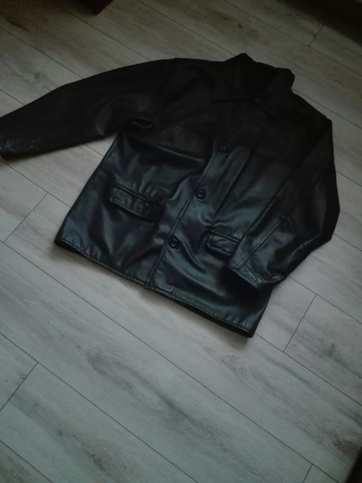 Skóra  męska czarna