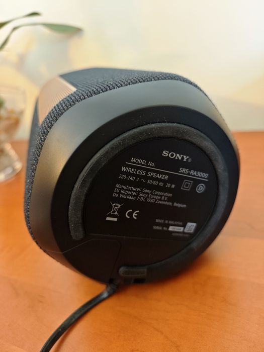 Sony SRS-RA3000 – Som  360°