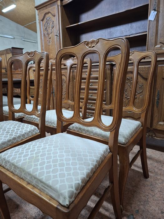 Krzesła ludwikowskie komplet 6 szt