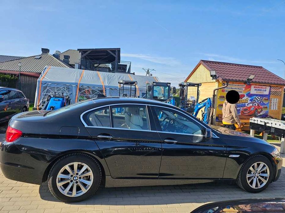 BMW 5/Automat/3.0benz R6 204KM/Salon PL/2010r/tył napęd/jasne skóry