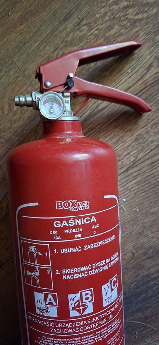 Gaśnica proszkowa gp2x abc zbiornik p.poż