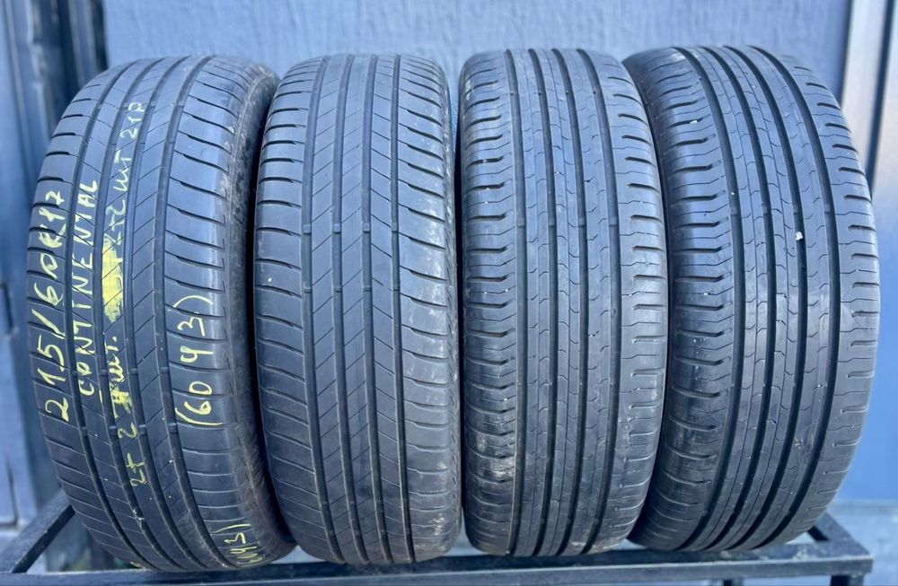 Б/у Шини 215/60 r17 літні Continental, Bridgestone