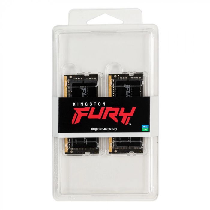 Kingston SODIMM DDR4 64GB (2x32GB) 3200Mhz FURY Impact Black