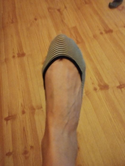 Stopki Tchibo niwe granatowe w paski rozmiar 38 nowe