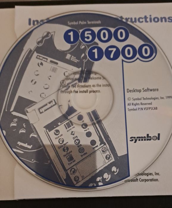 Software Symbol SPT 1500 - Barcode Scanner Palm64861519121026121
