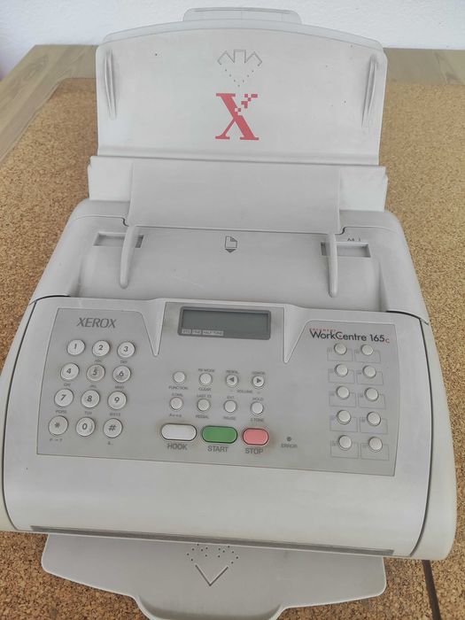 fax xerox a trabalhar