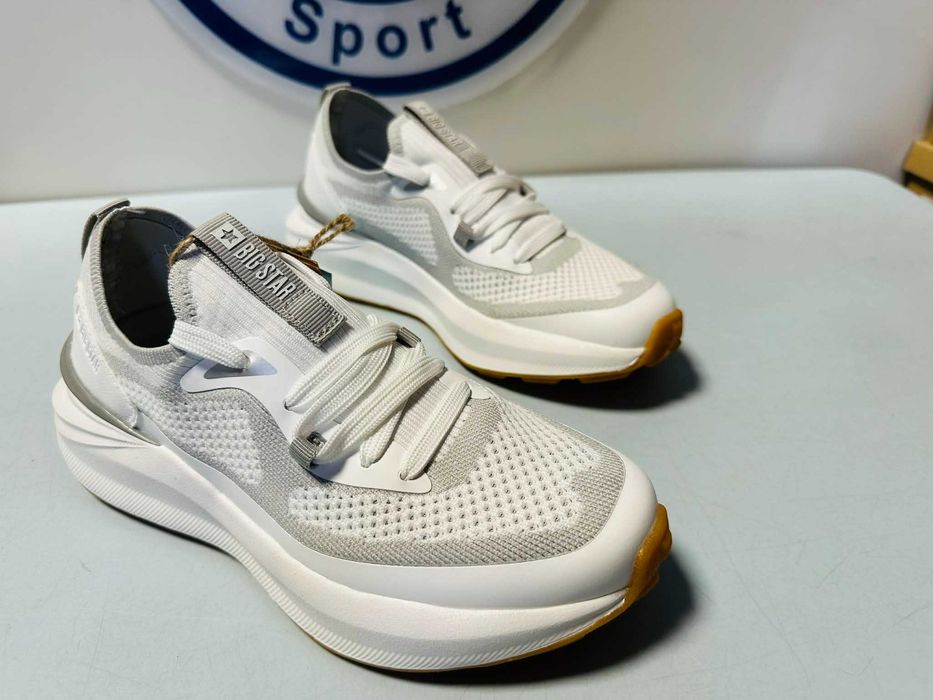 Big Star wsuwane sneakersy białe damskie TT274570  36 - 41