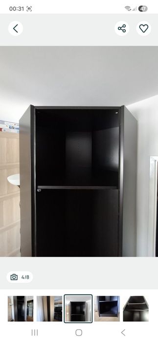 Ikea PAX 236x73x73 czarny brąz