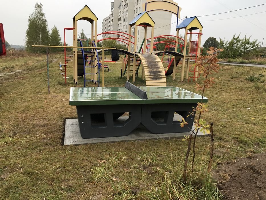 Тенісний стіл з бетону , бетонний тенісний стіл