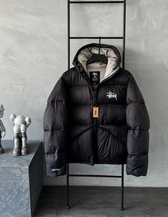 Куртка Stussy стусі чорна і розова пуховик усі розміри