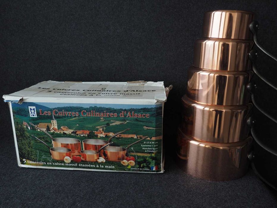 Кастрюля - ковш медная