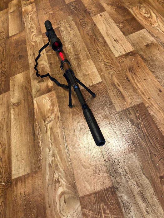 Снайперська гвинтівка 92 см, лазерний та оптичний прицiл, сошки