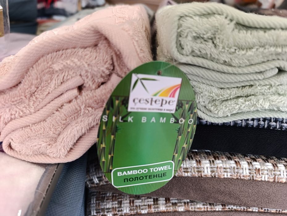 Рушники 100% бамбук. Туреччина. 500 щільність. 50х90 та 70х140.