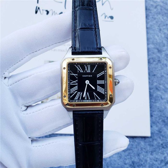 Годинник автоматичний Cartier Santos-Dumont black
