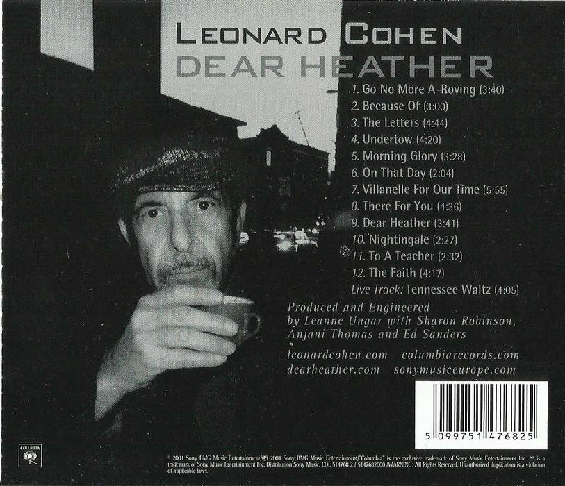Leonard Cohen - Dear Heather427275887198883841